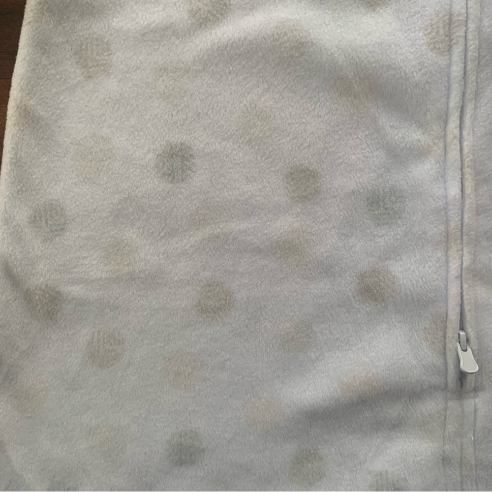 Halo Sleep Sack 6-12 Months 16-24 lbs Wearable Blanket White w Tan Circles - Picture 2 of 6